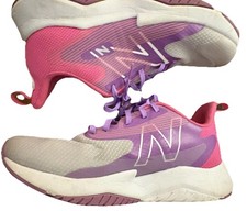 New Balance Women's Size 7 Tennis Shoe Pink Purple School, Walking, Colorful