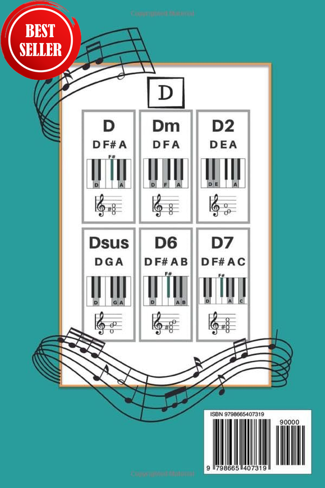 The Piano Chord Chart Book: the Chords You Need to Know for Piano ...