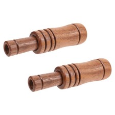 2Pcs Brown Wood Bird Call Whistles Goose and Duck Simulation