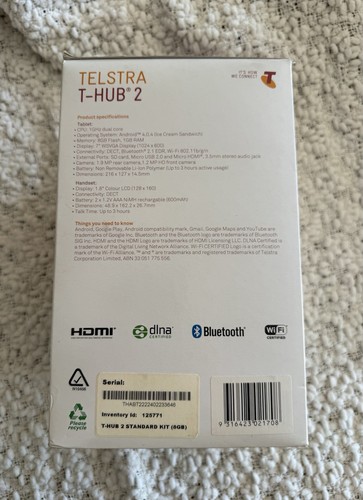 Telstra T-Hub 2 Kit - Touch Pad, Phone, Smart Hub, Google Assistant. NEW IN BOX - Picture 4 of 6
