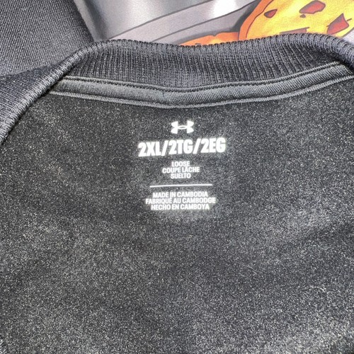 Under Armour Project Rock Red One SleighinGains Pullover Sweatshirt. Blk. SZ XXL - Picture 6 of 6