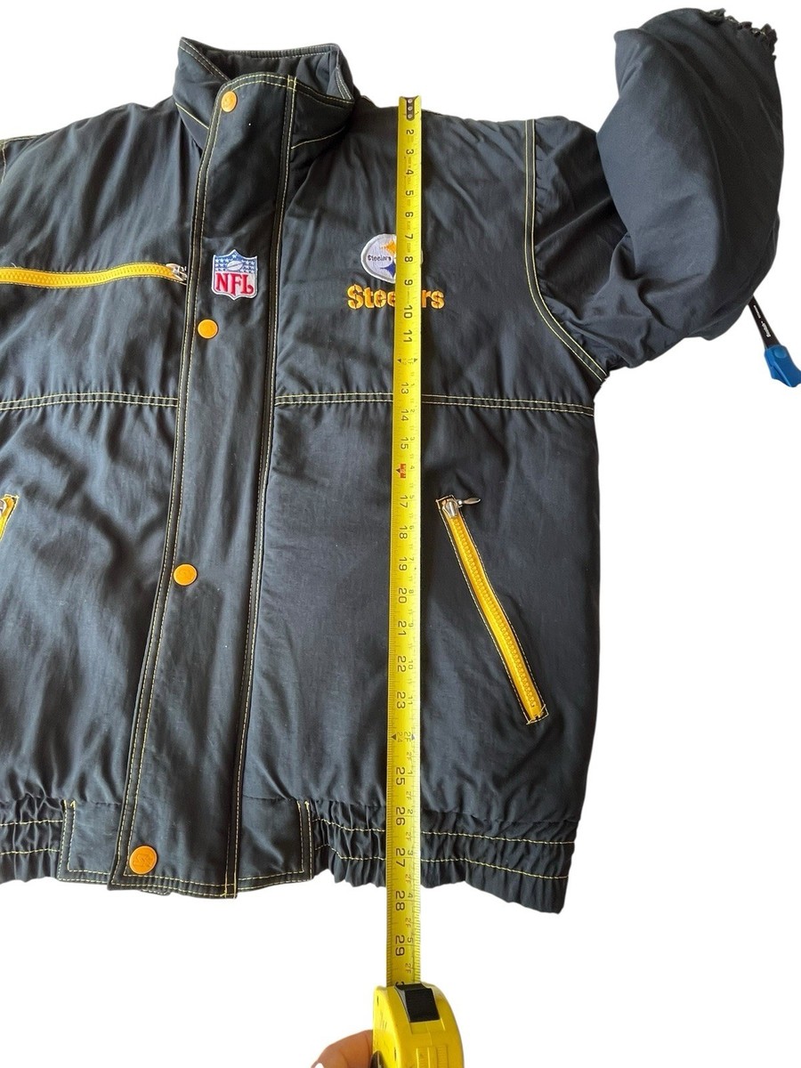 VTG Pittsburgh Steelers Starter NFL Pro Line Full Zip Jacket Med