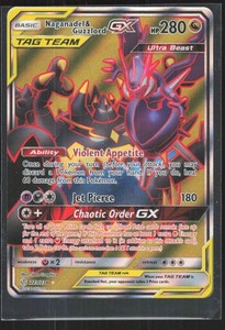 Naganadel & Guzzlord GX (Full Art) Ultra Rare SM - Cosmic Eclipse 223/236 NM