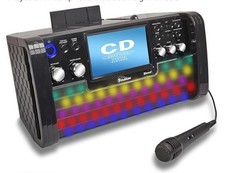 Starion KS780-B Portable Bluetooth CD G Built-in 7 Inch TFT USB for MP3 Record