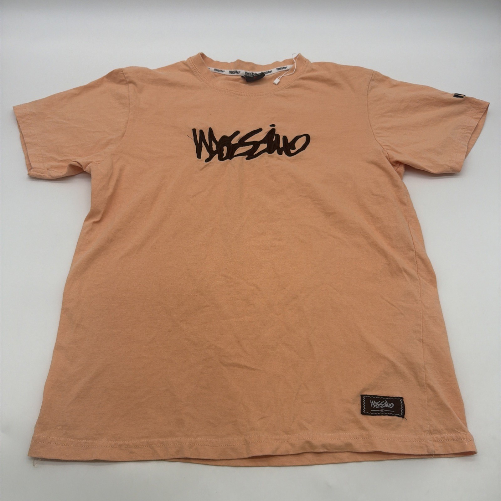 Mossimo T-shirt Women XL Graphic Print Logo Embroidered .#45444
