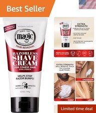 Quick-Acting Extra Strength Razorless Shaving Cream - 6 oz for All Beard Types