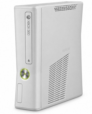 Microsoft Xbox 360 S Slim Konsole - Weiß - Inkl. Alle Kabeln - Ohne Controller
