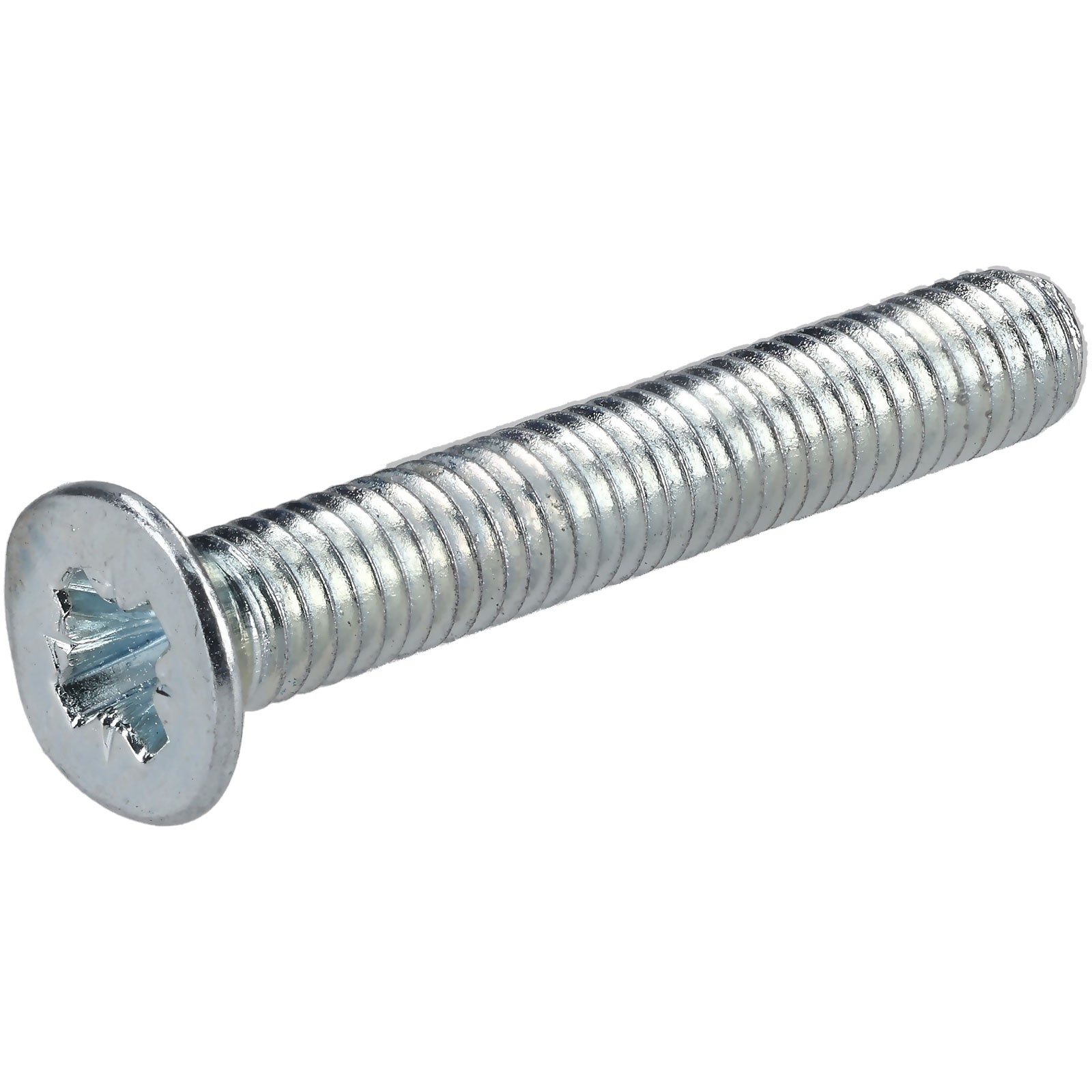 R-TECH Pozi Countersunk Machine Screws BZP M3 20mm - Pack Of 100