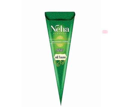 Neha Mehndi  4x   Natürliche Henna-Paste Cone für Körperkunst | 100% pflanzlich