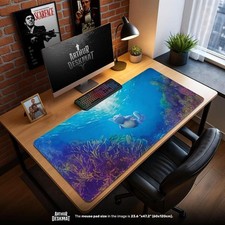 Blastoise Ocean Water Pok mon Gaming Desk Mat Mouse Pad