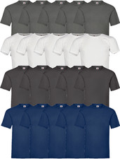 5er Pack Fruit of The Loom T-SHIRT Rundhals 100% Baumwolle Arbeitsshirt S- 5xl