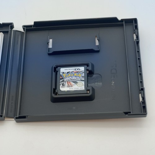 Pokémon: Versión Platino Nintendo DS 2009 Estuche Insertos OEM Auténtico Probado - Imagen 12 de 20