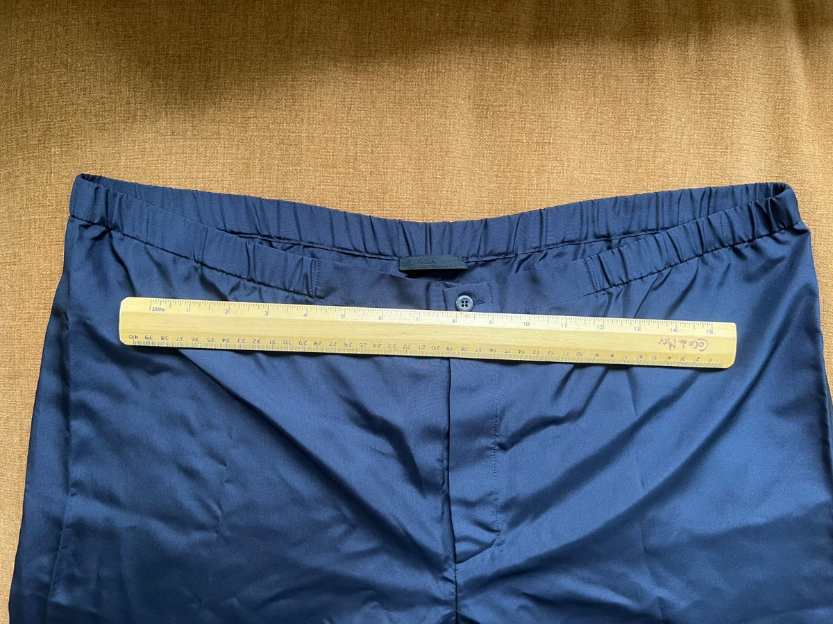 PRADA - Silk Pajama Pants - NWOT - Navy - Sz XL | eBay