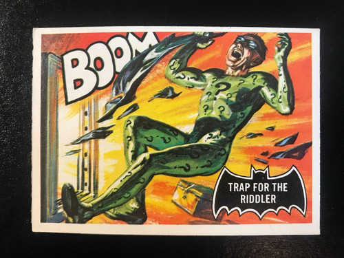 1966 OPC Batman Black Bat #45 Trap for the Riddler — Raw