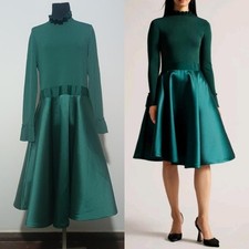Women Ted Baker Dress Green Viscose XL