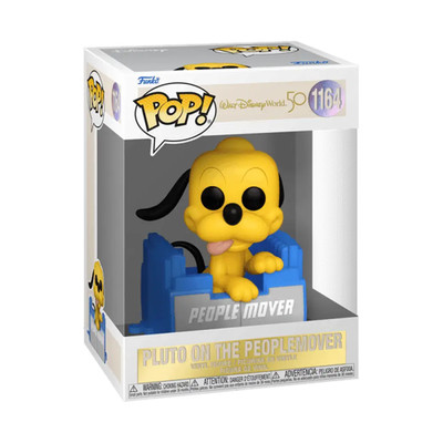 Funko Pop! DISNEY: WALT DISNEY WORLD 50TH ANNIVERSARY - PEOPLE MOVER PLUTO (MIT