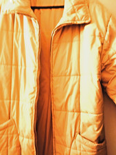 Bogner Mantel-Creme-Gelb, Unterfüttert, Reisverschl. BW 58/85 cm,Taschen, M,