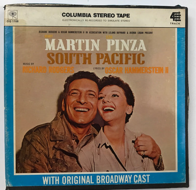 7-1/2ips  South Pacific Mary Martin Enzo Pinza Original Broadway Cast  Reel Tape