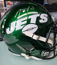 Aaron Rodgers Signed Full Size Replica New York Jets Helmet - Fanatics COA 