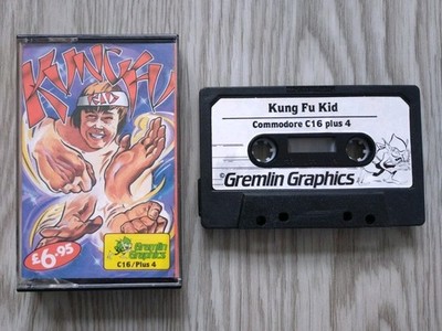 Commodore 16 / C16 Spiel - Kung-Fu Kid von Gremlin Graphics 1985