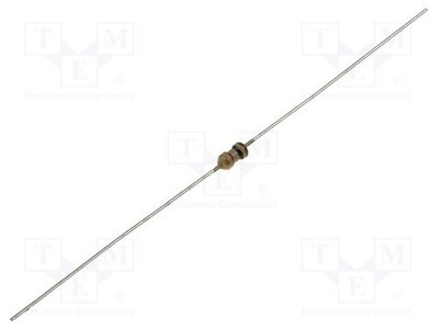 3kΩ Widerstand: Kohle THT Ø0,43x28mm 250mW ±5% Ø1,8x3,2mm