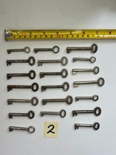 20 Vintage Schrankschlüssel vorgeschnitten Rohr Restauration Hochzeit Schloss Schlüssel (2)