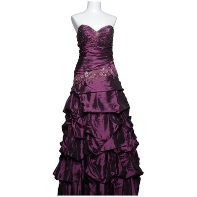May Queen, Abendkleid, Größe: 38, 557, Lila, Einfarbig, Satin, Damen #jHK