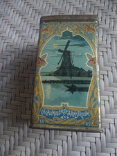 ANCIENNE PETITE BOITE PUBLICITAIRE RECTANGULAIRE EN TÔLE LITHO, Dejong 's CACAO