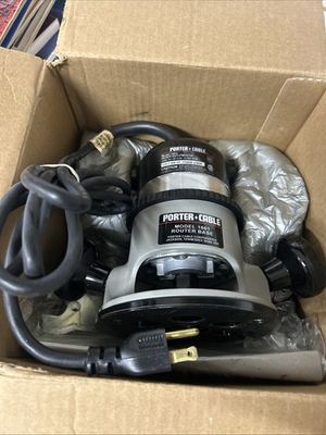 #ad New Porter Cable Router Model 1002 with Router Fixed Base Model 1001 $175.00