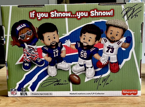 Buffalo Bills 2024 Fisher Price Little People Collector Series We Billieve - Picture 3 of 5