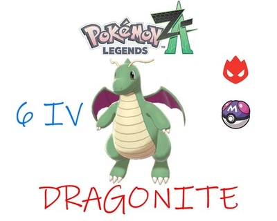 Shiny Alpha Dragonite 6IV Master Ball | Pokemon Legends Z-A ZA