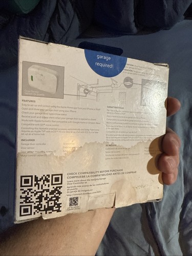 Controlador de puerta de garaje Insignia Wi-Fi para Apple HomeKit NS-CH1XGO8 - Nuevo en caja - Imagen 5 de 7