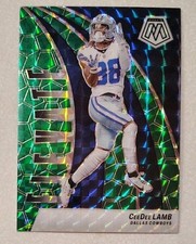 2024 CEE DEE LAMB PANINI MOSAIC ELEVATE GREEN MOSAIC PRIZM DALLAS COWBOYS NM/MT