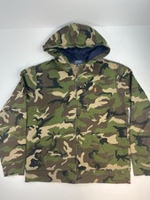 Polo Ralph Lauren Green Camo Full Zip Hoodie Jacket Youth Size XL 18/20