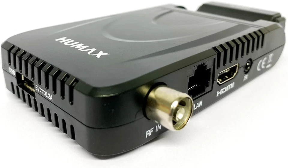 Humax - Decoder digitale terrestre DVB-T2 HD-2023T2 Digimax Nano con telecomando - Immagine 3 di 4
