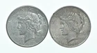 1923-S & 1923 Peace Silver Dollar $1 Bullion Collection Lot *178