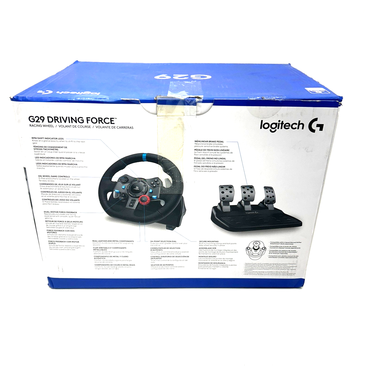 Logitech G29 Driving Force Racing Wheel and Pedals for PlayStation
