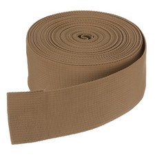 10 Yard x 50mm Nylon Webbing Strap for Backpack Strapping, Sewing, Light Brown