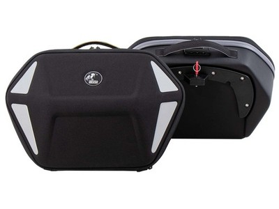 Hepco & Becker Royster Neo Sidebag Set schwarz/grau für C-Bow Gepäckträgerrahmen