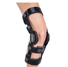 DonJoy LEFT Knee Brace Sz L XL Defiance III Custom-Fit Carbon Fiber ACL/PCL