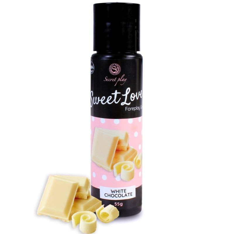 Gel intime Secretplay chocolat blanc 60 ml pour pimenter votre prochaine soirée romantique