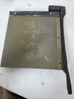 Vintage Monarch Wood 12” Paper Cutter Milton Bradley Co Springfield Ma Vintage