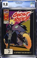 Ghost Rider #1 CGC 9.8 1990 1° Danny Ketch Deathwatch Marvel Key Edizione Diretta