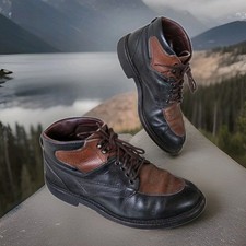 Allen Edmonds Lifestyles Split Toe Blucher Men's 8.5 D Boots Brown Leather USA