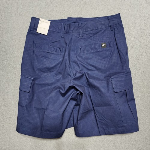Nike Men's Woven New Ripstop Cargo Shorts 30 FN3517-401 Navy Blue MSRP $80 NWT - Picture 13 of 13