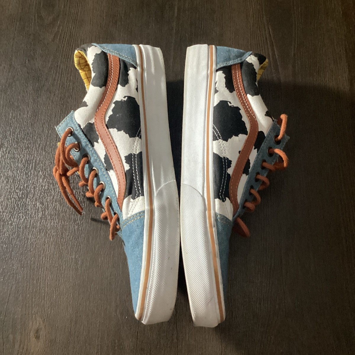 VANS Old Skool TOY STORY Disney Pixar Woody Cow Denim Andy Men's