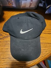 Nike Legacy 91 Hat Baseball Cap Adjustable Black 6 Panel Dri-fit Swoosh Logo