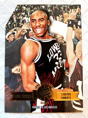 Kobe Bryant 1996 Press Pass Draft Picks Rookie Lakers HOF RC Die Cut RARE!