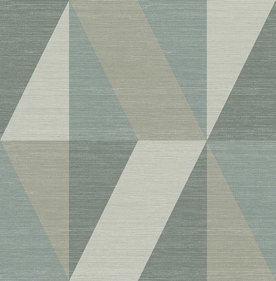 FD27106_Solace geometrische Textur türkis khaki hellblau fein Dekor Tapete