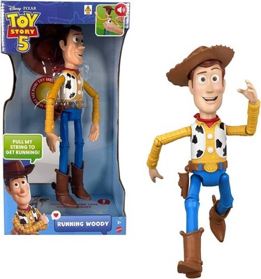 Toy Story 5 Running Woody 12 Inch Actionfigur mit 50 Sätzen und Sounds